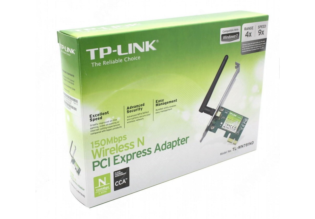 PCI wireless TP-LINK 150MBPS TL-WN781ND WIFI 